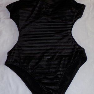 Selfiego Sheer Stripe MONOKINI Size XL New